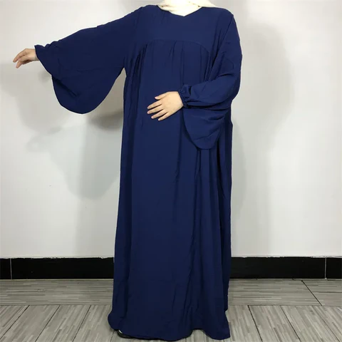 Abaya pour femmes voilées - couleur bleue